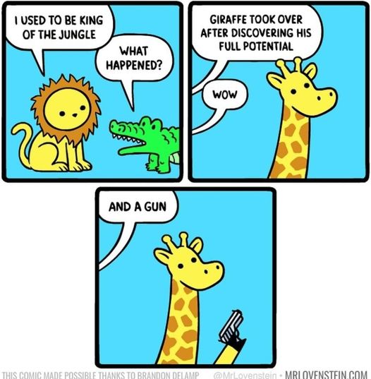 New King of the Jungle – Giraffe gun style  ANIMALS   #XZEmpire #XZAnimals #Kingdom #AnimalKingdom #Wild #Beast #WildLife #Giraffe #Guns #KingOfJungle #KOTH #King #KingOfTheHill